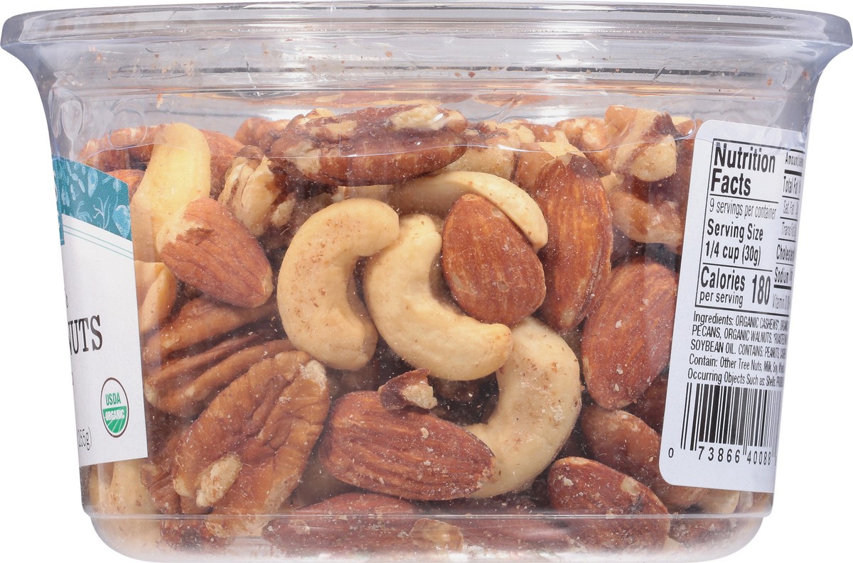 slide 5 of 12, Kings Roasted Unsalted Organic Mixed Nuts 9 oz, 9 oz