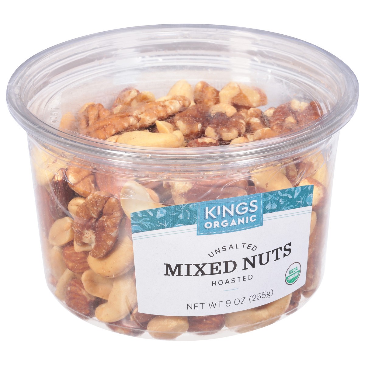 slide 2 of 12, Kings Roasted Unsalted Organic Mixed Nuts 9 oz, 9 oz