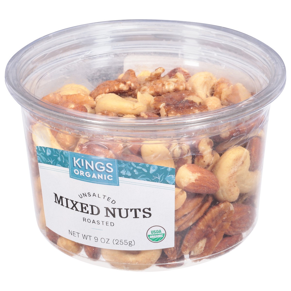 slide 12 of 12, Kings Roasted Unsalted Organic Mixed Nuts 9 oz, 9 oz