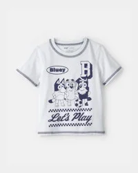 Carters Toddler Bluey™ Graphic Tee - Blue White 4T