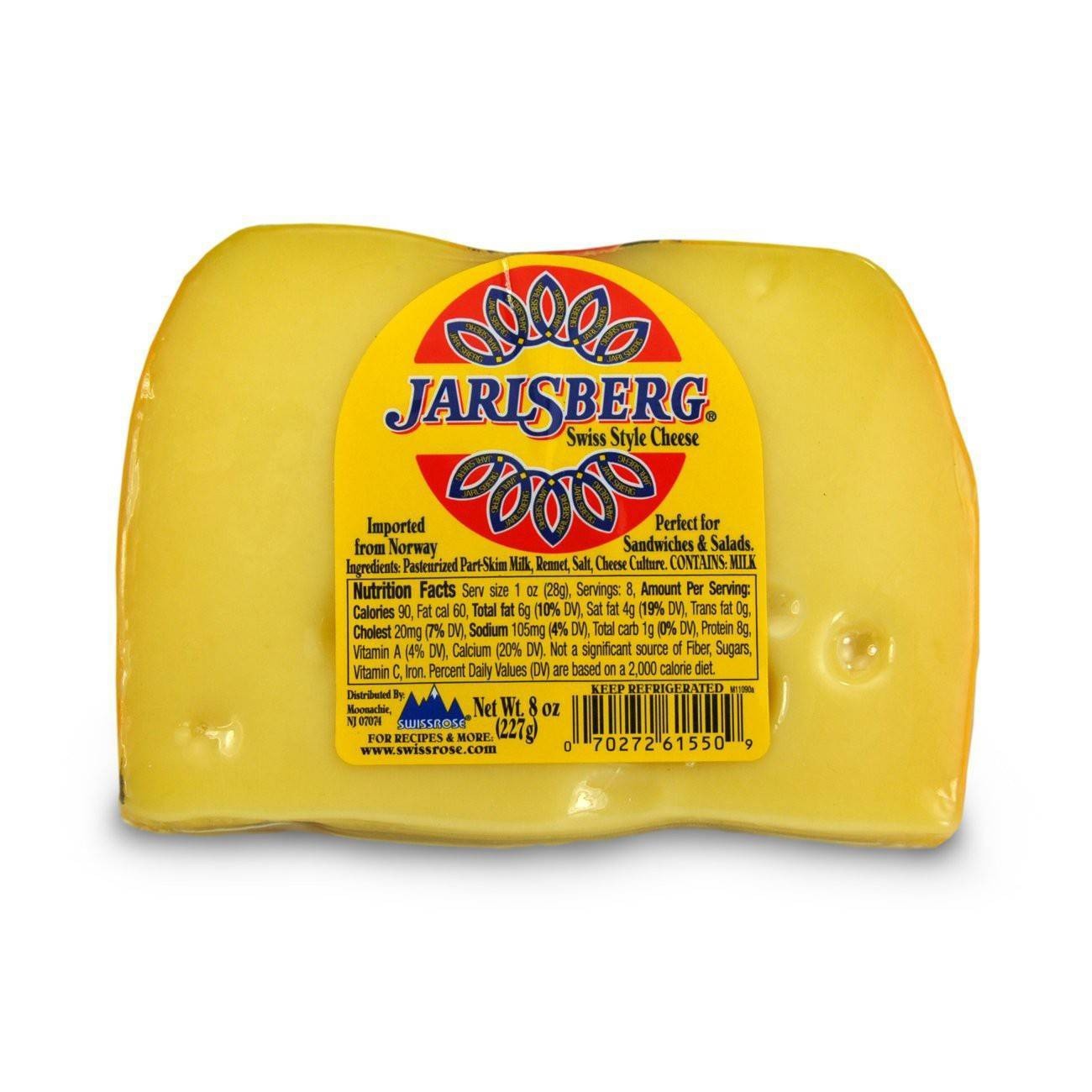Jarlsberg Swiss Style Cheese Wedge 8 oz Shipt