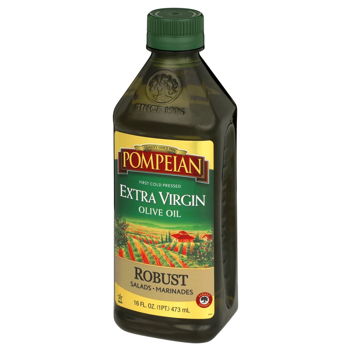 slide 4 of 9, Pompeian 16 oz Pompeian Robust Extra Virgin Olive Oil, 16 fl oz