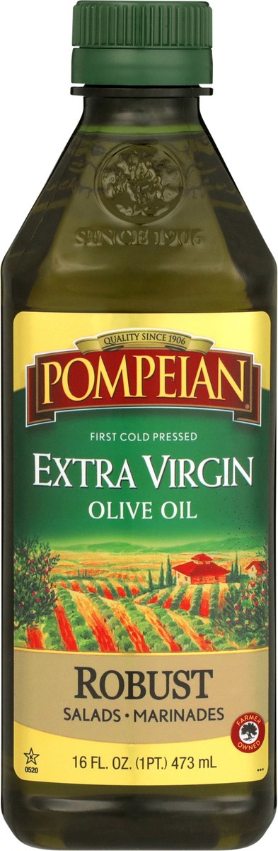 slide 7 of 9, Pompeian 16 oz Pompeian Robust Extra Virgin Olive Oil, 16 fl oz