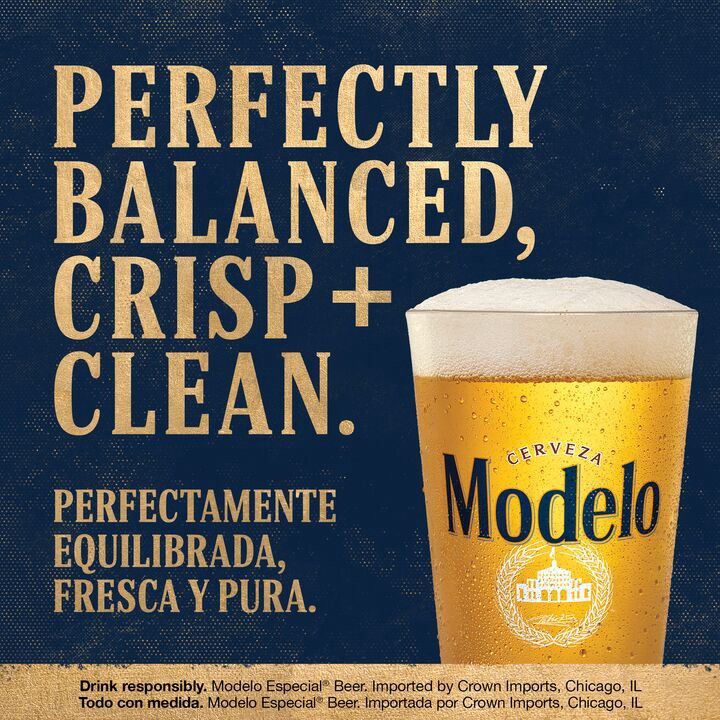 slide 2 of 5, Modelo Mexican Lager Import Beer, 18 pk 12 fl oz Bottles, 4.4% ABV, 216 fl oz