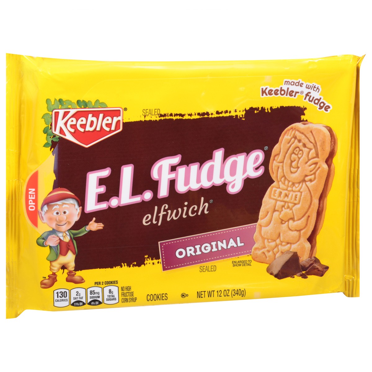 slide 3 of 11, Keebler Fudge Shoppe E.L. Fudge Original Cookies, 12 oz, 12 oz