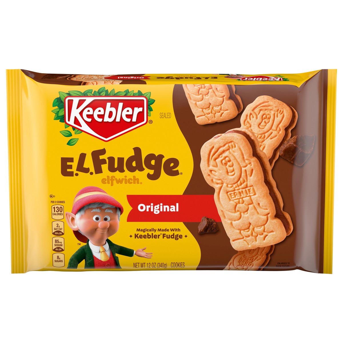 slide 1 of 11, E.L. Fudge Elfwich Original Cookies 12 oz, 12 oz