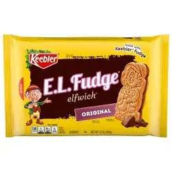 Keebler E.L.Fudge Elfwich Cookies, Original