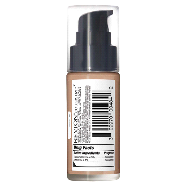 slide 8 of 13, Revlon ColorStay Liquid Foundation For Combination/Oily Skin, Chestnut, 1 fl oz