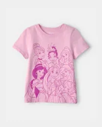 Carter's Girls Disney Princess Graphic Tee - Pink - Size 7