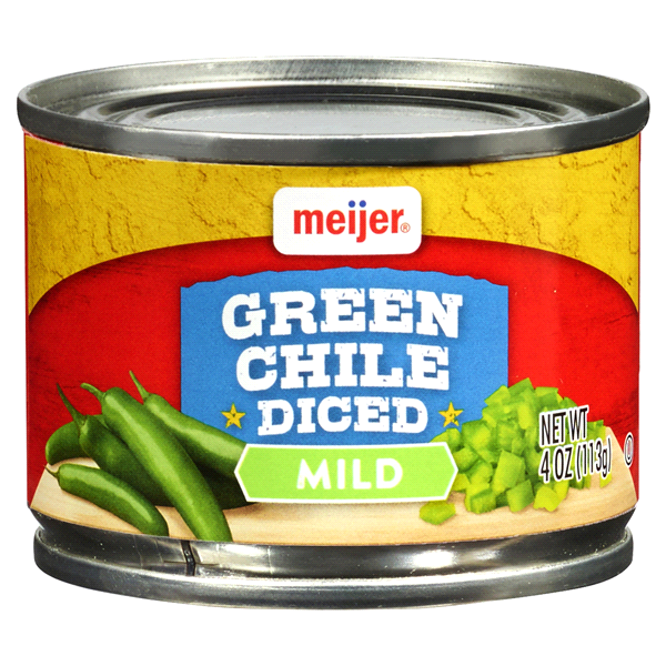 slide 1 of 3, Meijer Green Chilies Chopped & Peeled, 4 oz