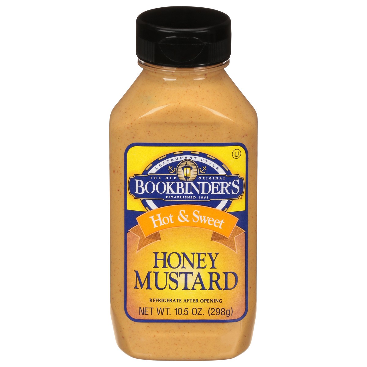 slide 1 of 11, Bookbinder's Hot & Sweet Honey Mustard 10.5 oz, 10.5 oz