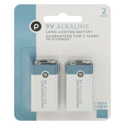 Publix 9V Alkaline Batteries