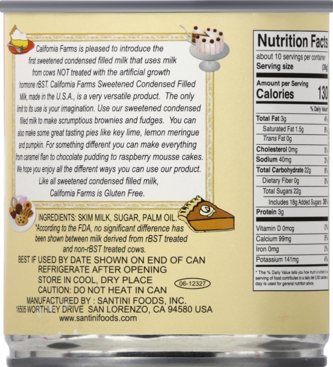 slide 3 of 13, California Farms Sweetened Condensed Filled Milk 14 oz, 14 oz