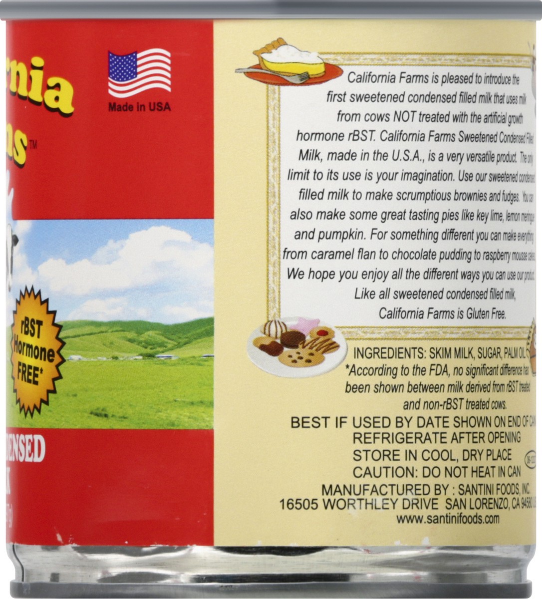 slide 11 of 13, California Farms Sweetened Condensed Filled Milk 14 oz, 14 oz