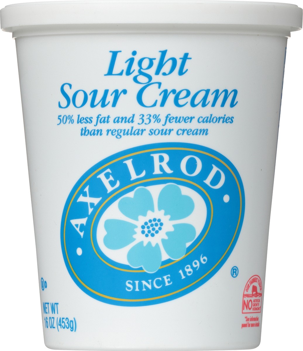 slide 8 of 8, Axelrod Light Sour Cream, 16 oz, 16 oz