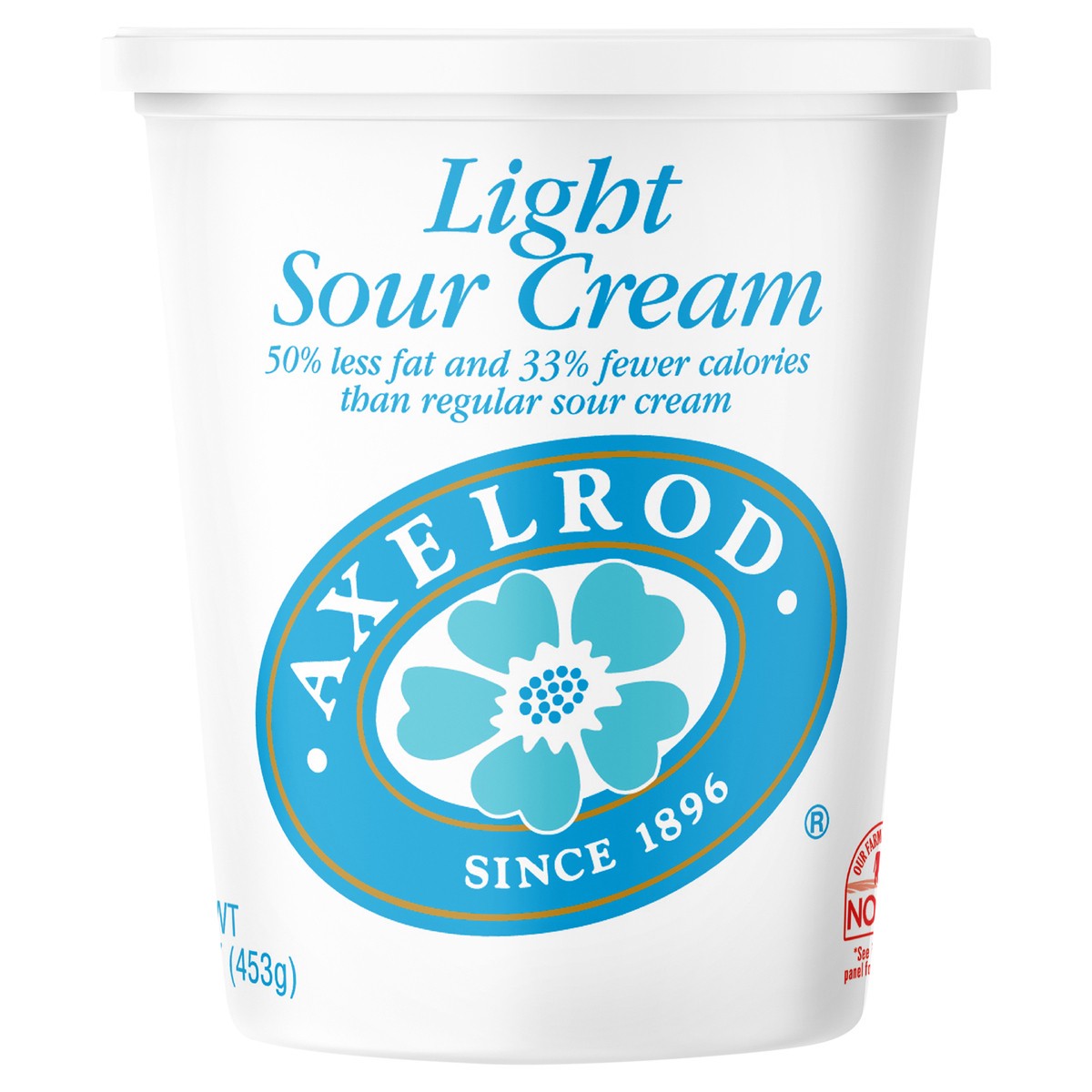 slide 1 of 8, Axelrod Light Sour Cream, 16 oz, 16 oz