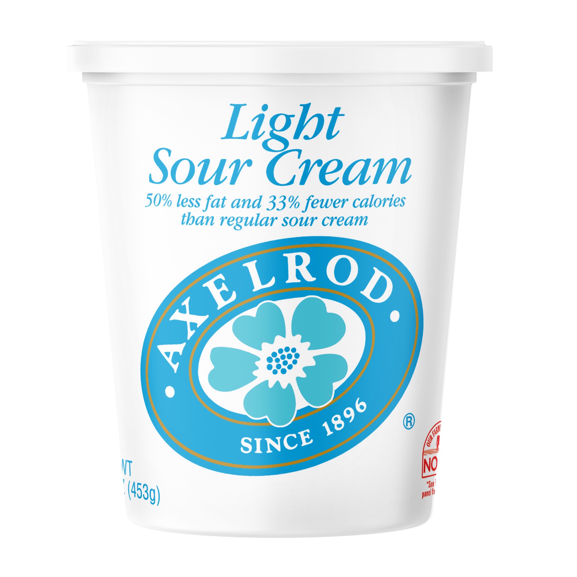 slide 1 of 8, Axelrod Light Sour Cream, 16 oz, 16 oz