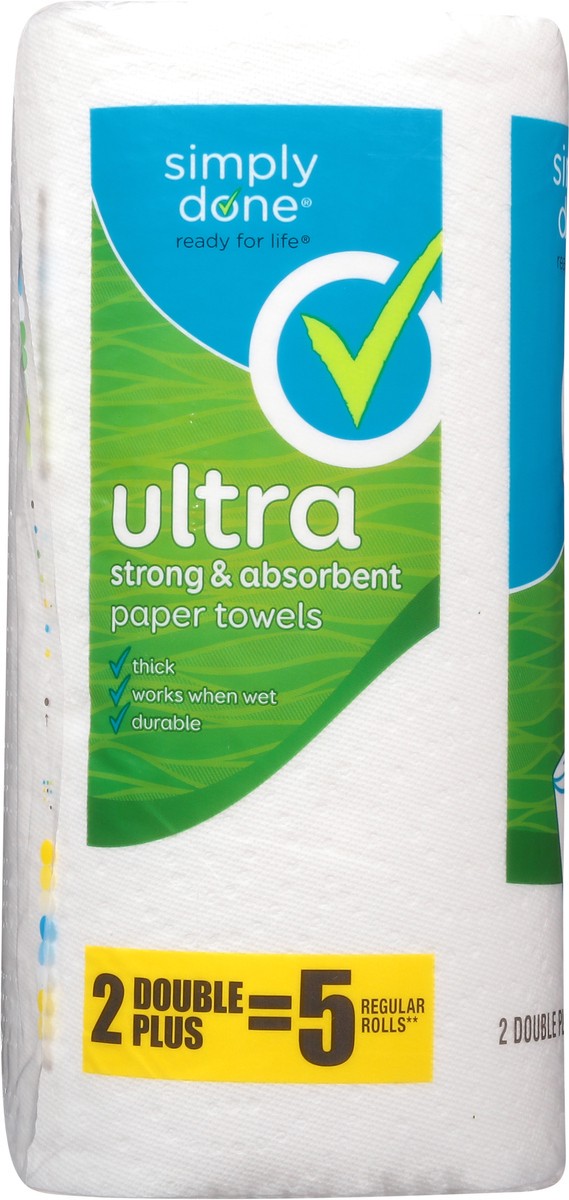 slide 4 of 12, Simply Done Ultra Double Plus Rolls 2-Ply Paper Towels 2 ea, 2 ct