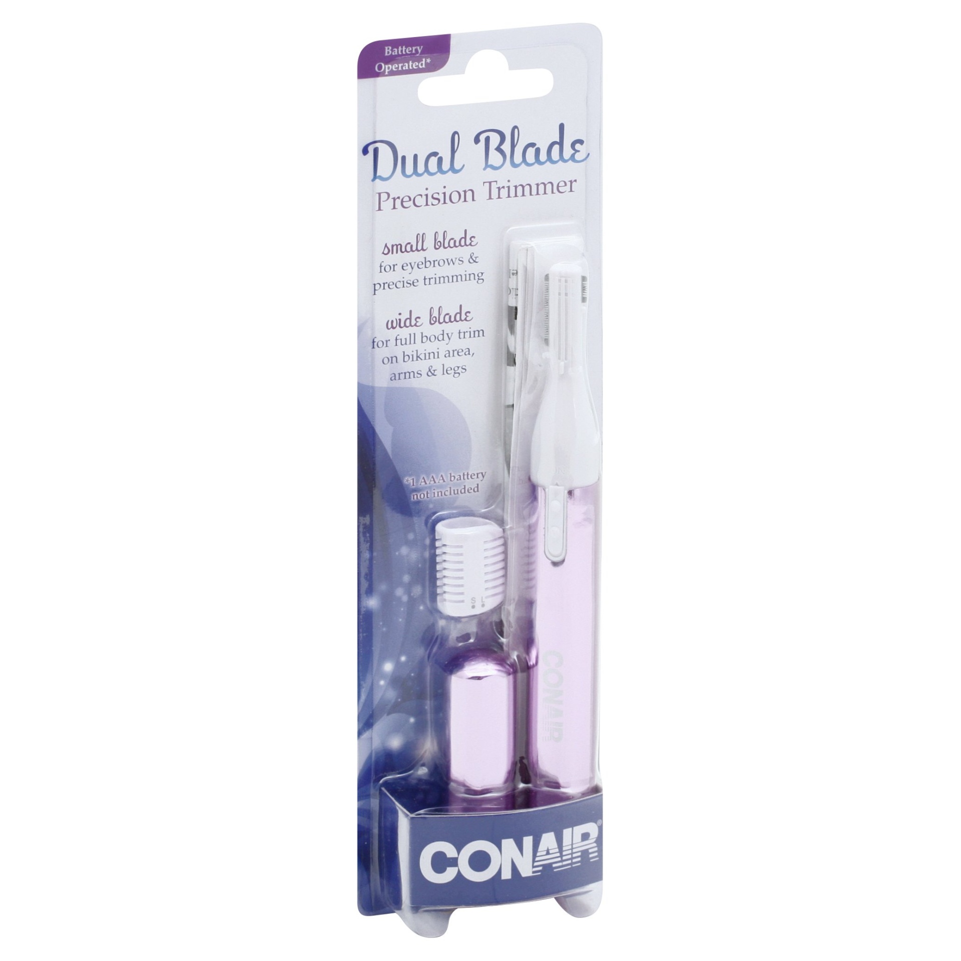 slide 1 of 1, Conair Womens Duel Blade Precision Trimmer, 1 ct