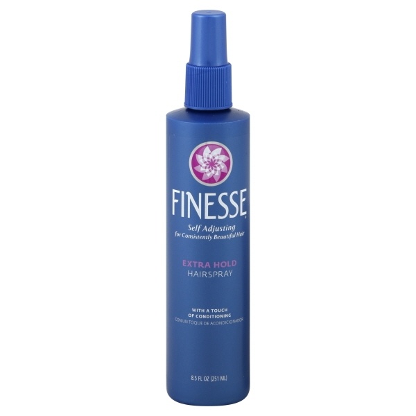 slide 1 of 1, Finesse Self Adjusting Extra Hold Hairspray, 8.5 fl oz