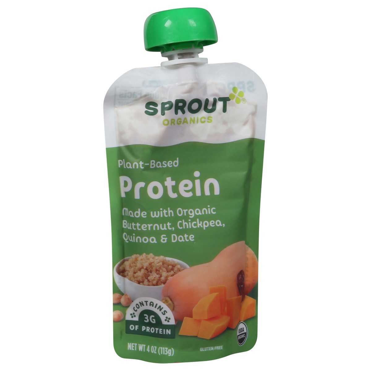 slide 2 of 9, Sprout Organics Plant-Based Protein Cheer Pack 4 oz, 4 oz