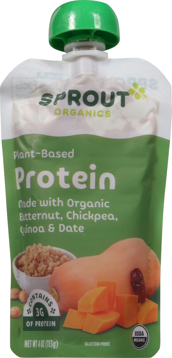 slide 6 of 9, Sprout Organics Plant-Based Protein Cheer Pack 4 oz, 4 oz