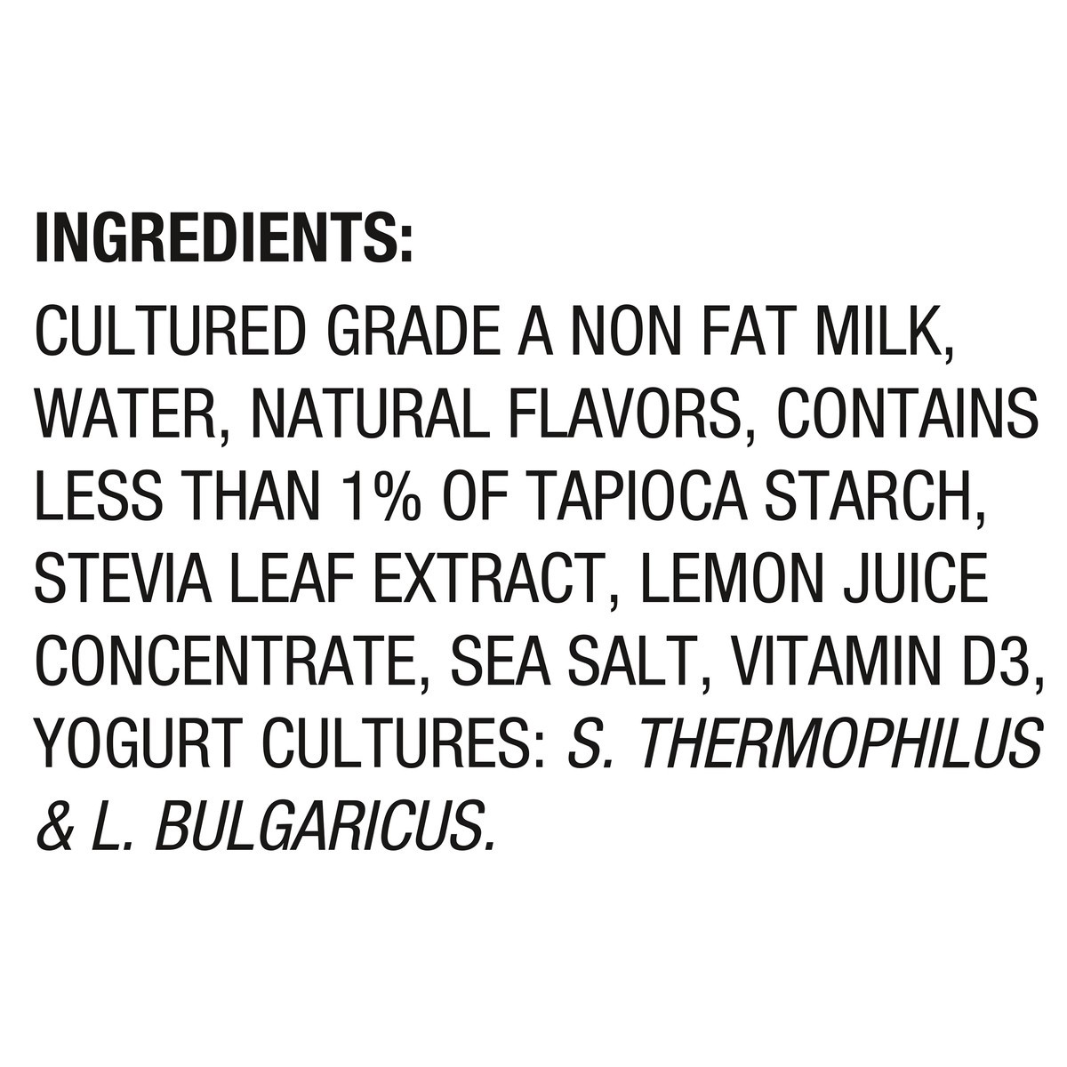 slide 12 of 14, Oikos Triple Zero Vanilla Nonfat Greek Yogurt Tub, 0% Fat, 0g Added Sugar and 0 Artificial Sweeteners, Just Delicious High Protein Yogurt, 32 OZ, 32 oz