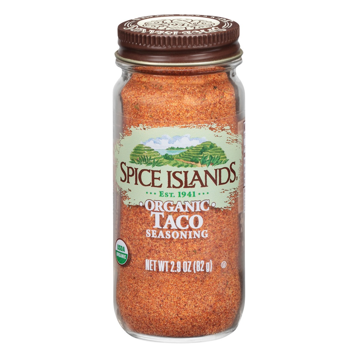 slide 11 of 11, Spice Islands Organic Taco Seasoning 2.9 oz. Jar, 2.9 oz