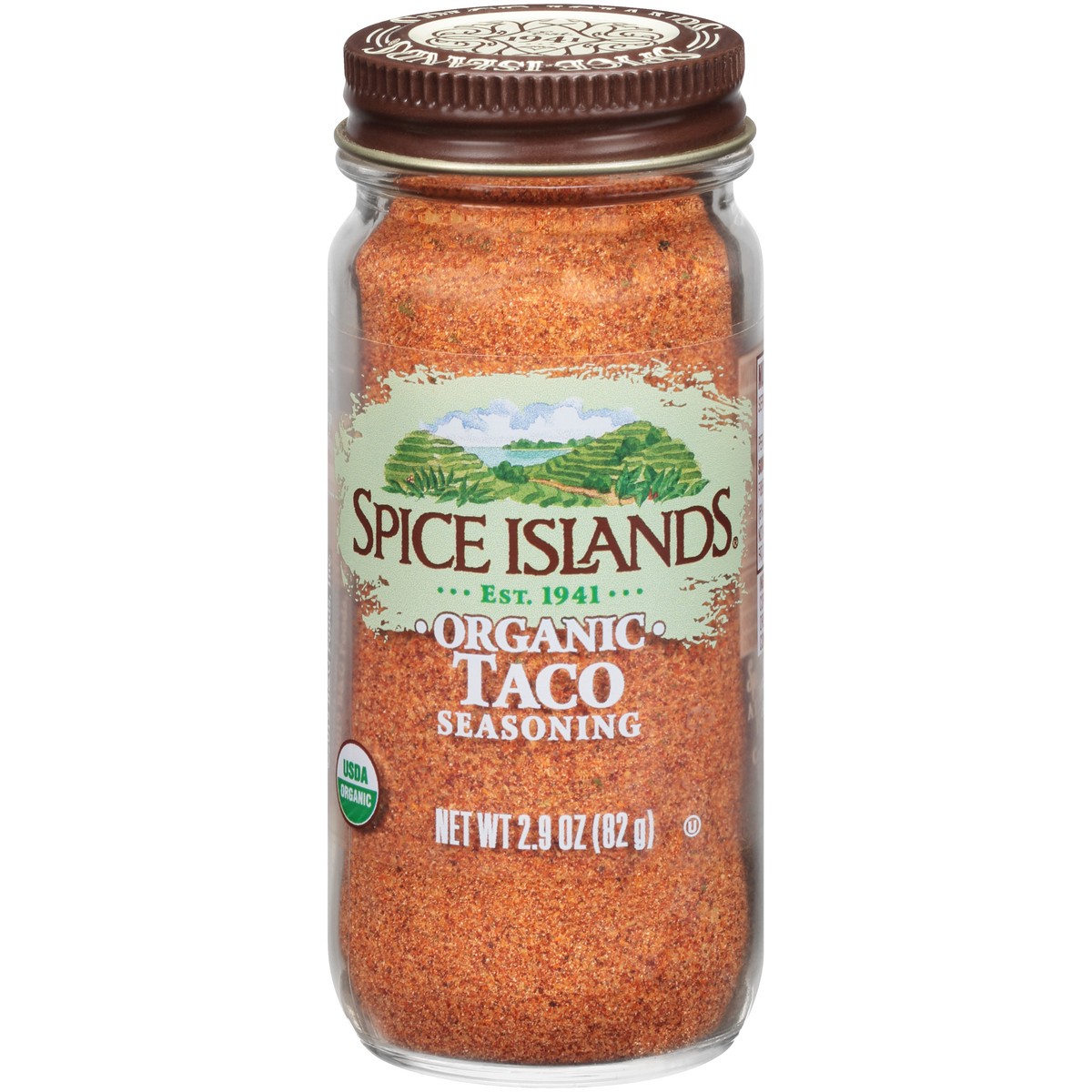 slide 1 of 11, Spice Islands Organic Taco Seasoning 2.9 oz. Jar, 2.9 oz