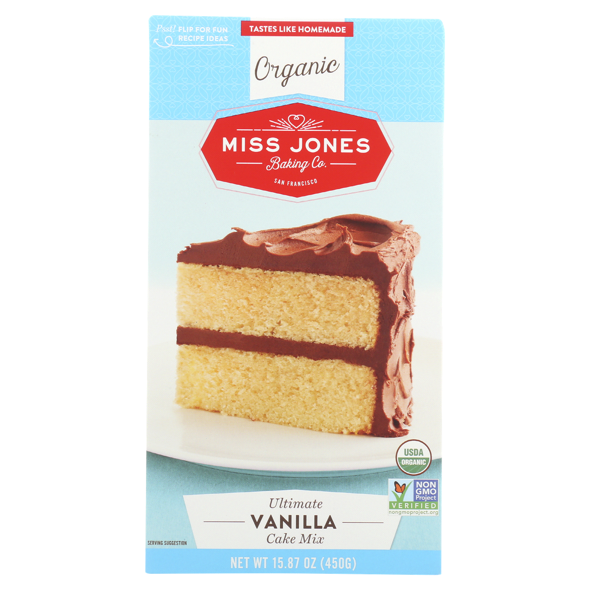 slide 1 of 1, Miss Jones Baking Co. Miss Jone's Organic Vanilla Cake Mix, 