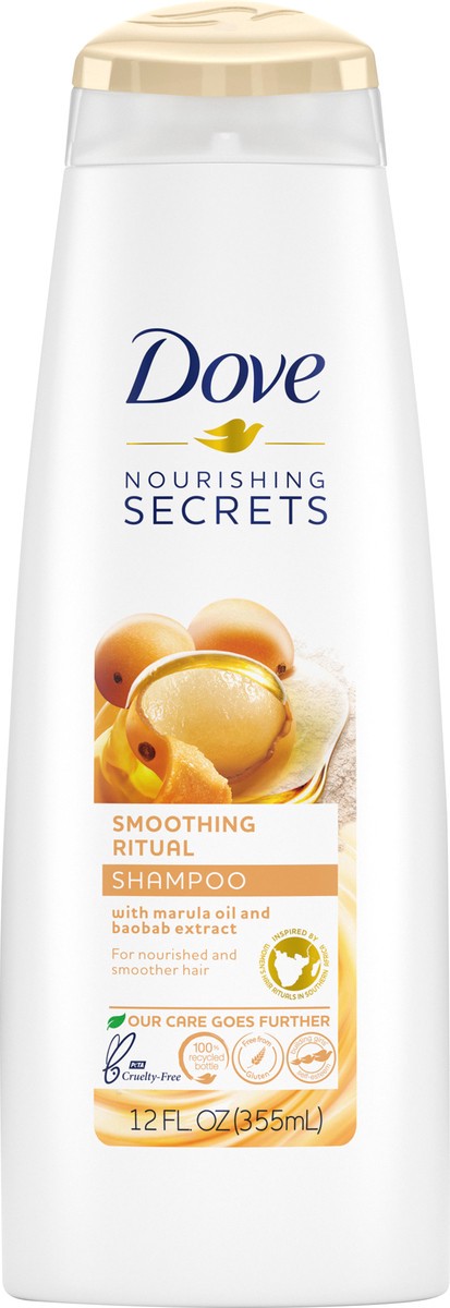 slide 3 of 4, Dove Nourishing Secrets Shampoo Smoothing, 12 oz, 12 oz