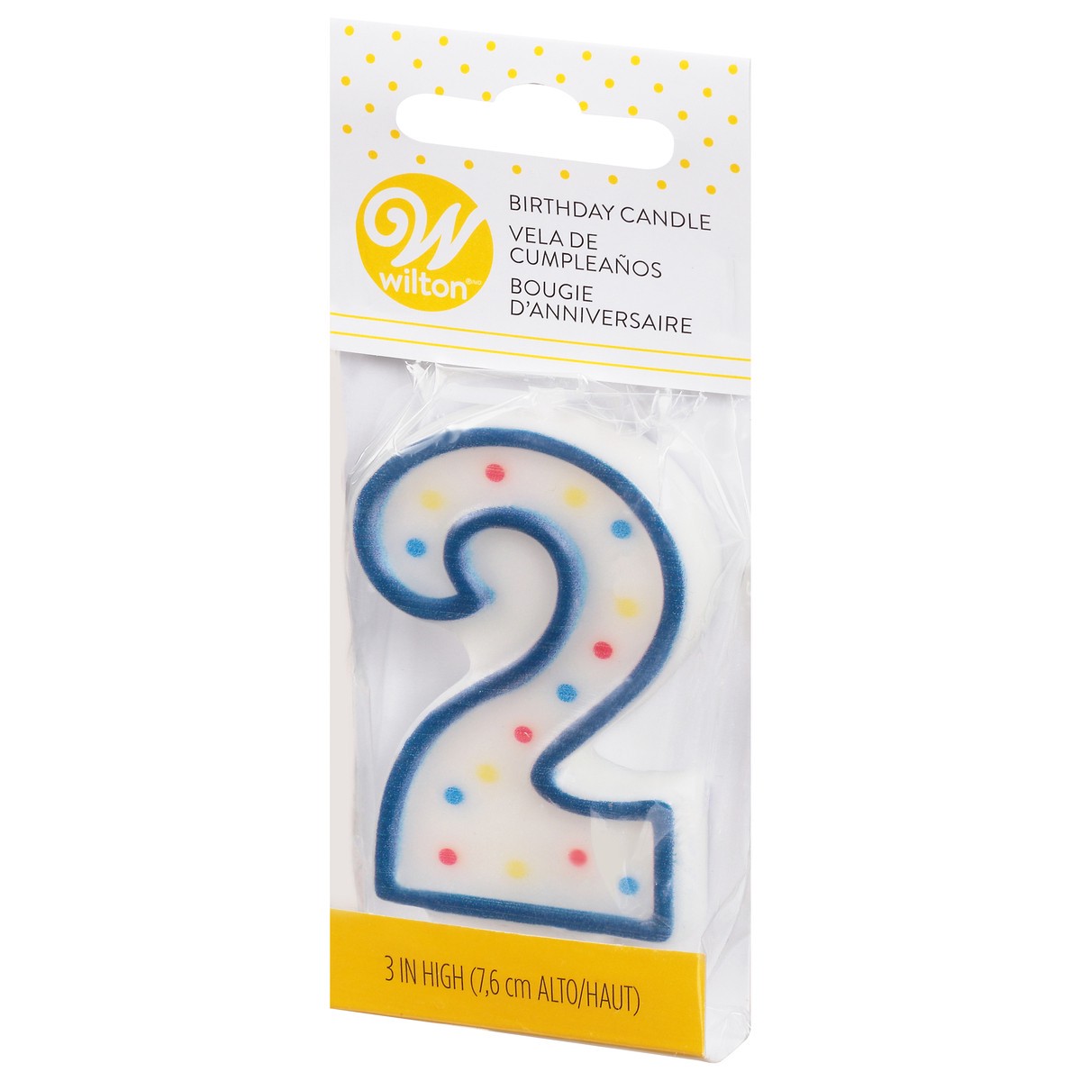 slide 5 of 9, Wilton 2 Birthday Candle 3 Inch 1 ea, 1 ct