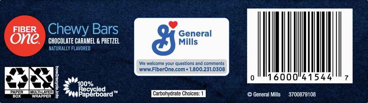 slide 5 of 13, Fiber One 70 Calorie Chewy Snack Bars, Chocolate Caramel and Pretzel, 5 ct, 5 ct