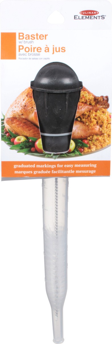 slide 7 of 12, Culinary Elements Ce Deluxe Baster W/ Brush, 1 ct