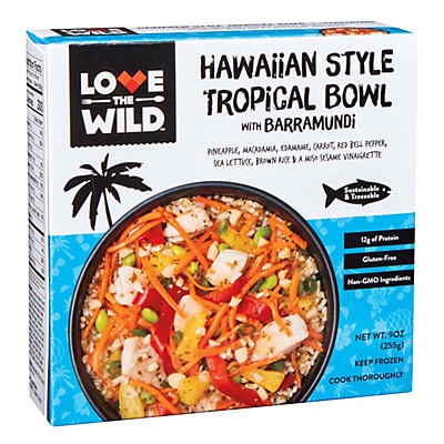 slide 1 of 1, Love the Wild Hawaiian Style Bowl with Barramundi, 9 oz