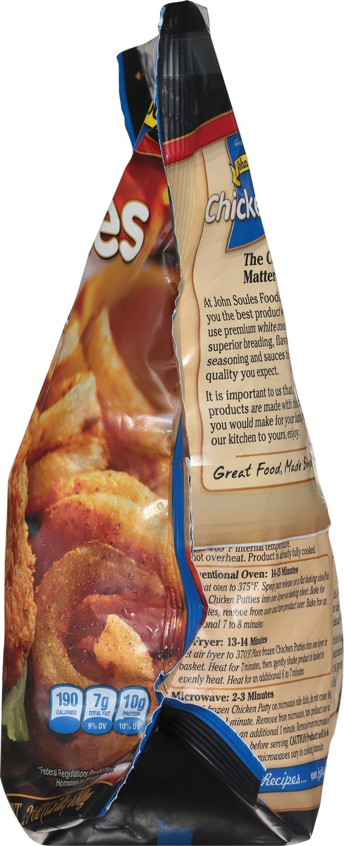 slide 5 of 13, John Soules Foods Chicken Patties, 24 oz, Frozen, 24 oz