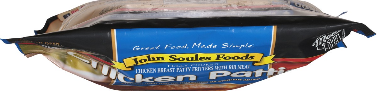 slide 13 of 13, John Soules Foods Chicken Patties, 24 oz, Frozen, 24 oz