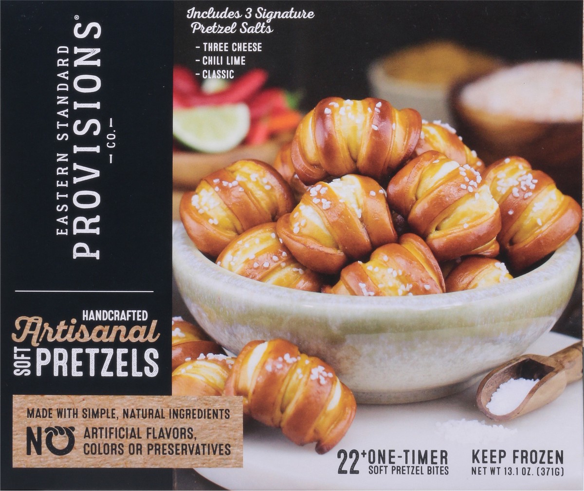 slide 5 of 9, Eastern Standard Provisions Soft Artisanal Handcrafted Pretzels 13.1 oz, 1 ct