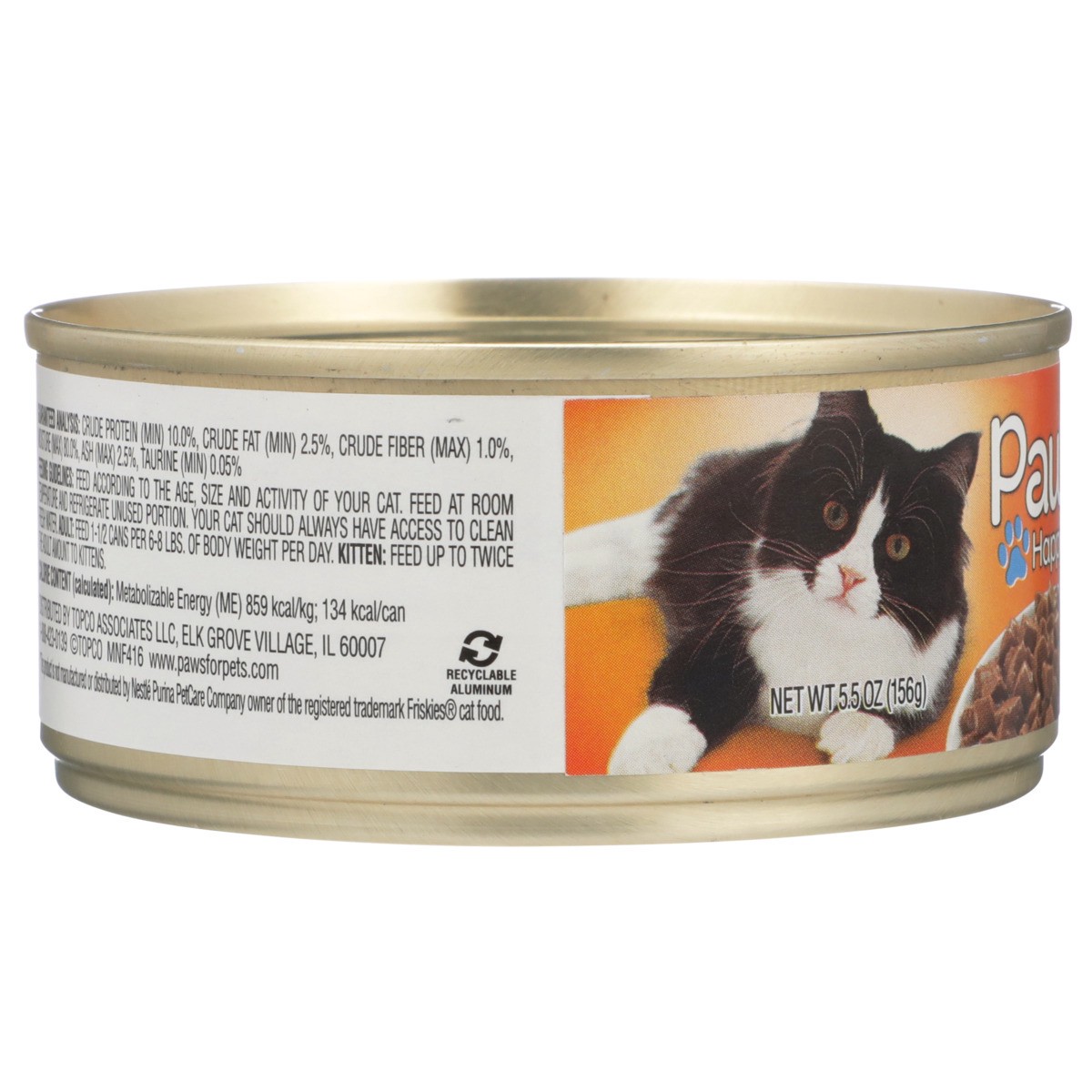 slide 8 of 11, Paws Happy Life Chicken & Tuna Dinner In Gravy Prime Filets Cat Food, 5.5 oz