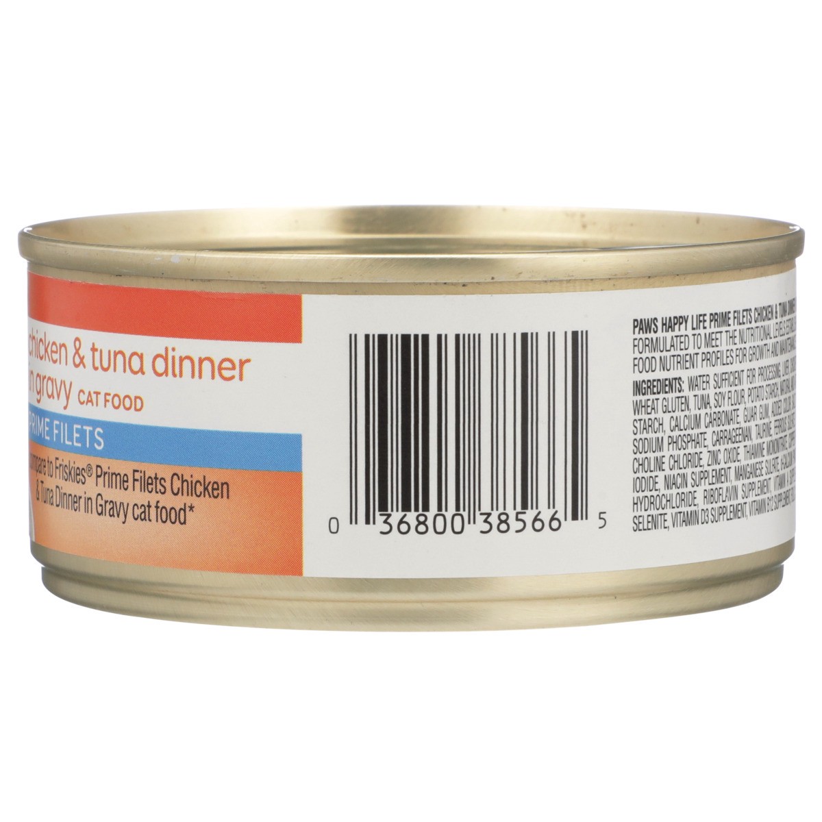 slide 9 of 11, Paws Happy Life Chicken & Tuna Dinner In Gravy Prime Filets Cat Food, 5.5 oz