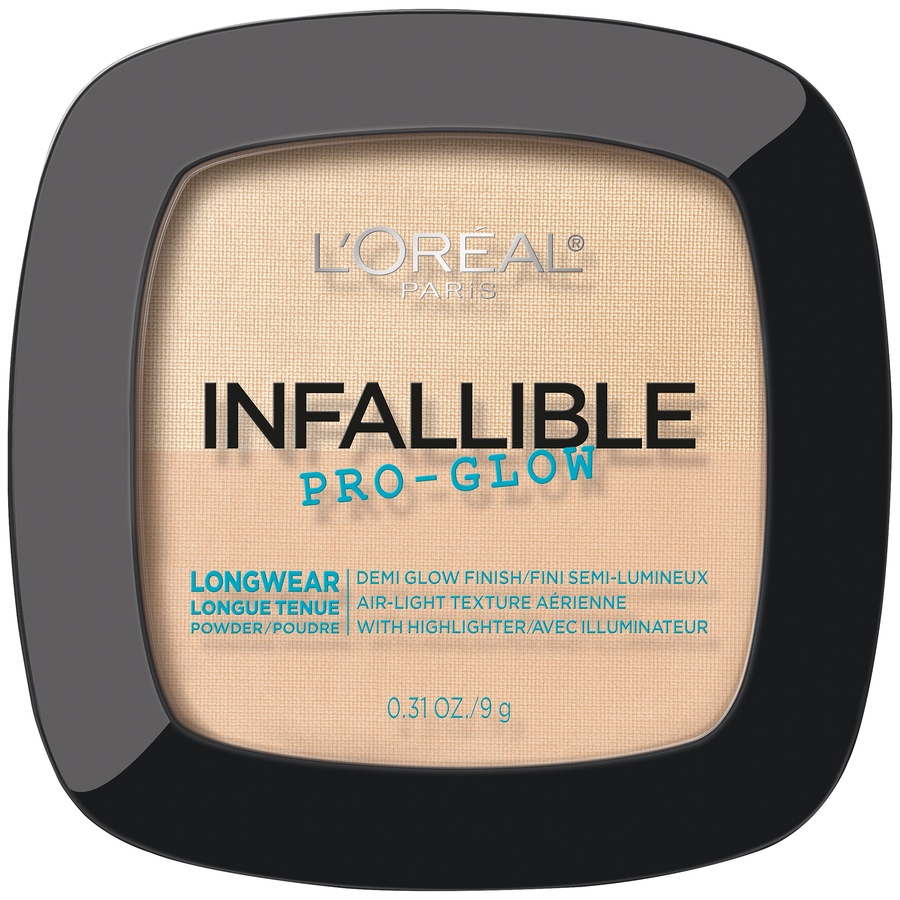 slide 1 of 5, L'Oréal Paris Infallible Pro Glow Powder 21 Classic Ivory, 0.31 oz