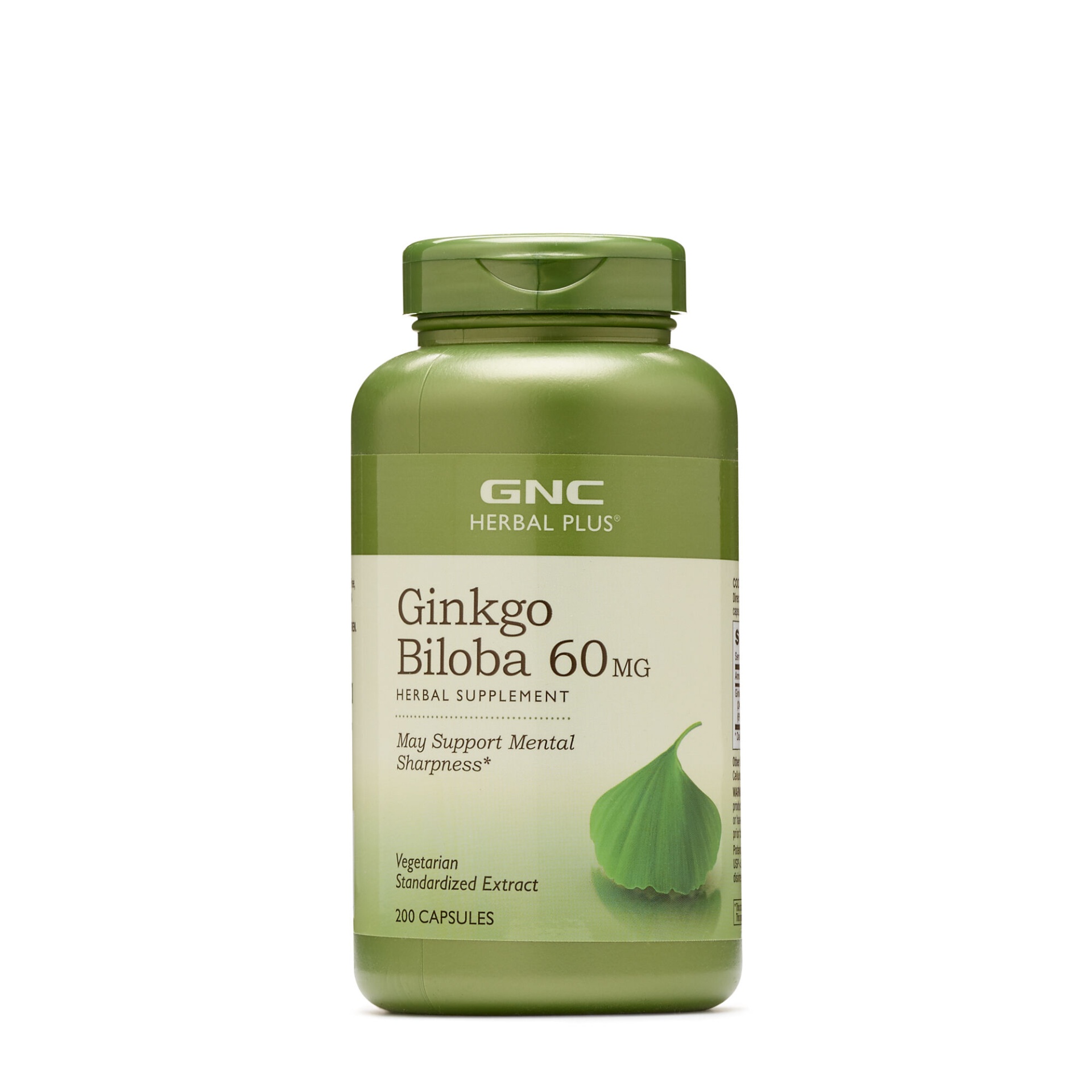 slide 1 of 1, GNC Herbal Plus Ginkgo Biloba 60 mg, 200 ct