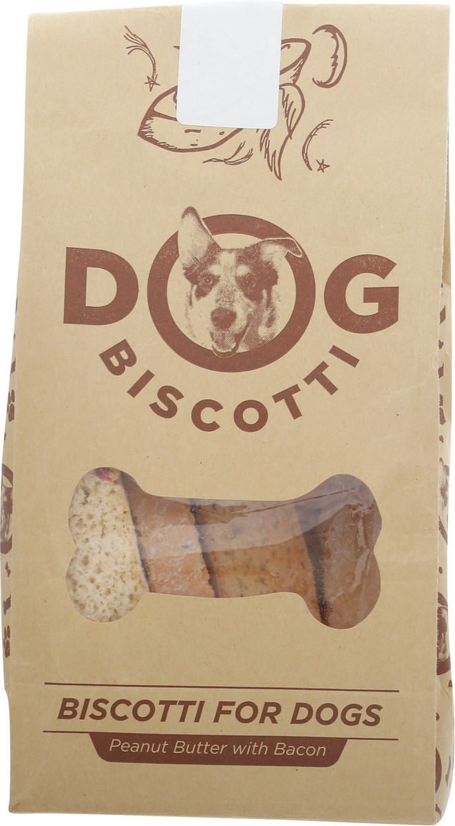 slide 7 of 12, Enrico Biscotti Peanut Butter with Bacon Biscotti for Dogs 8 oz Bag, 8 oz
