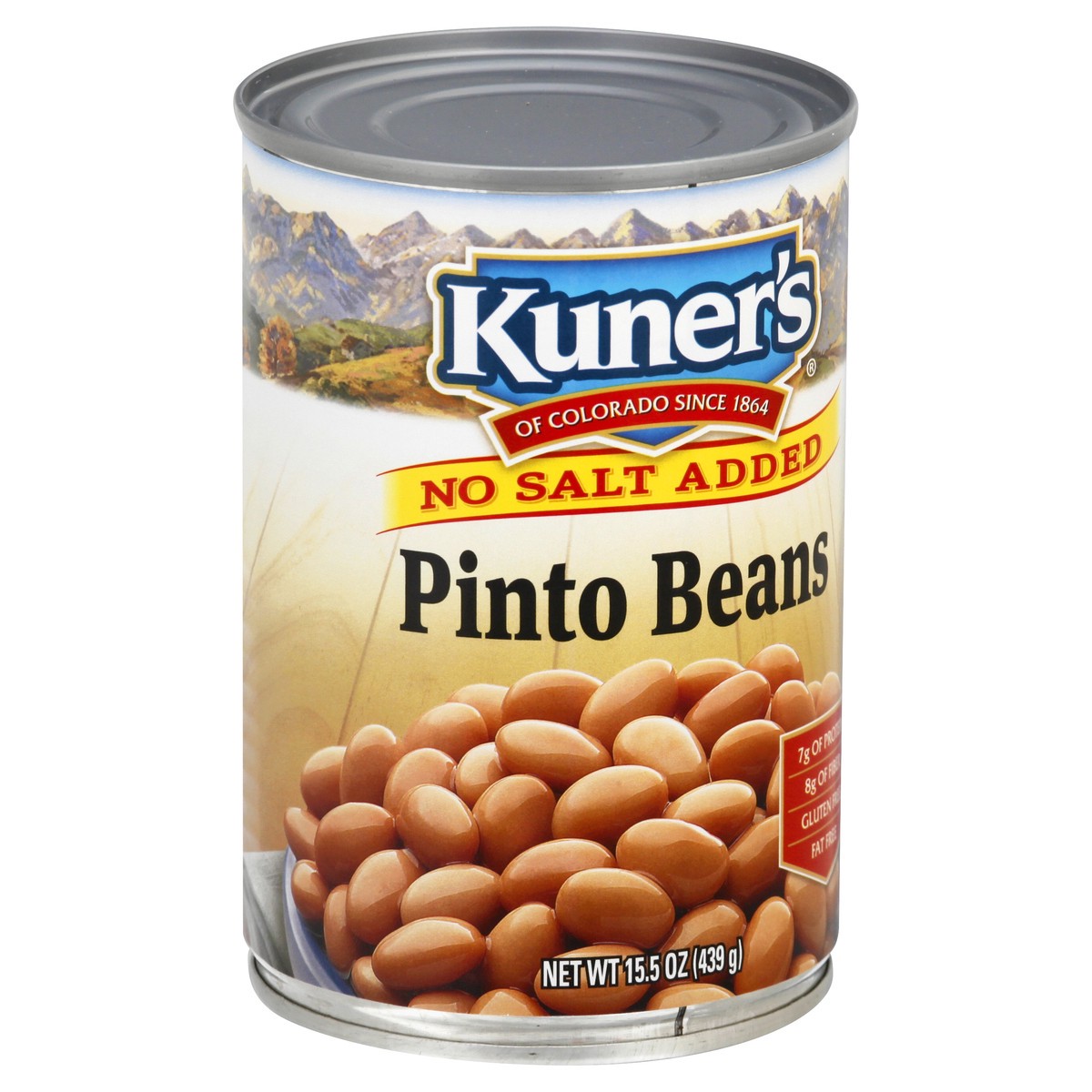 slide 10 of 12, Kuner's No Salt Added Pinto Beans 15.5 oz, 15.5 oz