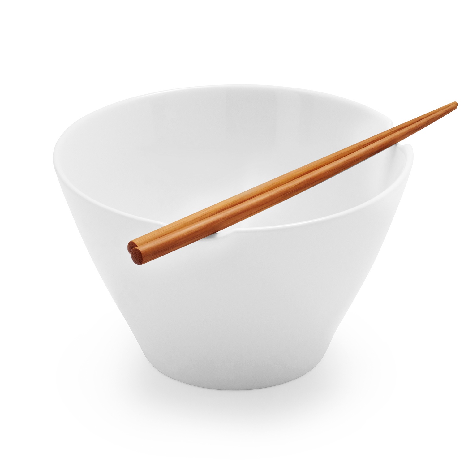 slide 1 of 1, Sur La Table Rice Bowl with Bamboo Chopsticks, 1 ct