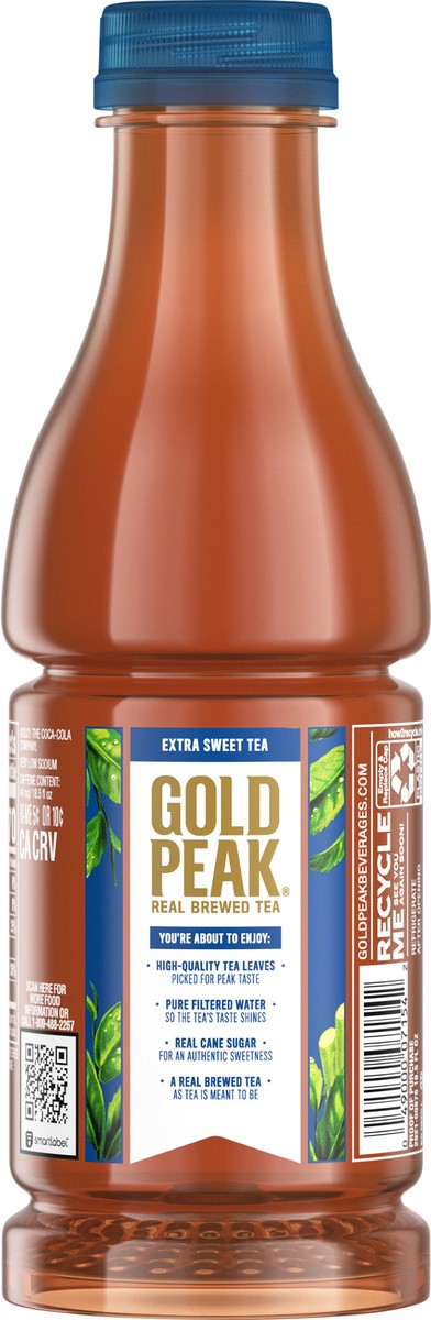 slide 7 of 7, Gold Peak Extra Sweet Tea Bottle- 18.50 fl oz, 18.50 fl oz