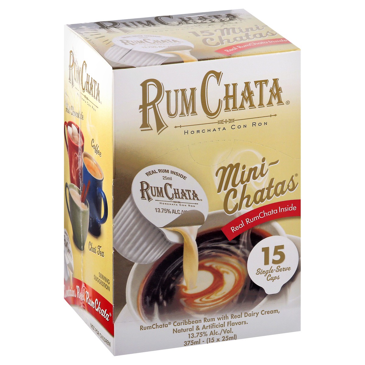 slide 2 of 9, RumChata Flavored Rum Coffee Creamers - 15pk/25ml Units, 15 ct; 25 ml
