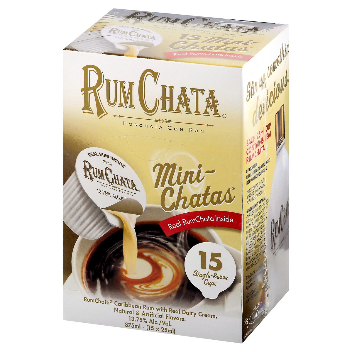 slide 3 of 9, RumChata Flavored Rum Coffee Creamers - 15pk/25ml Units, 15 ct; 25 ml