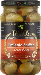 Tassos Pimento Olive Stuffed