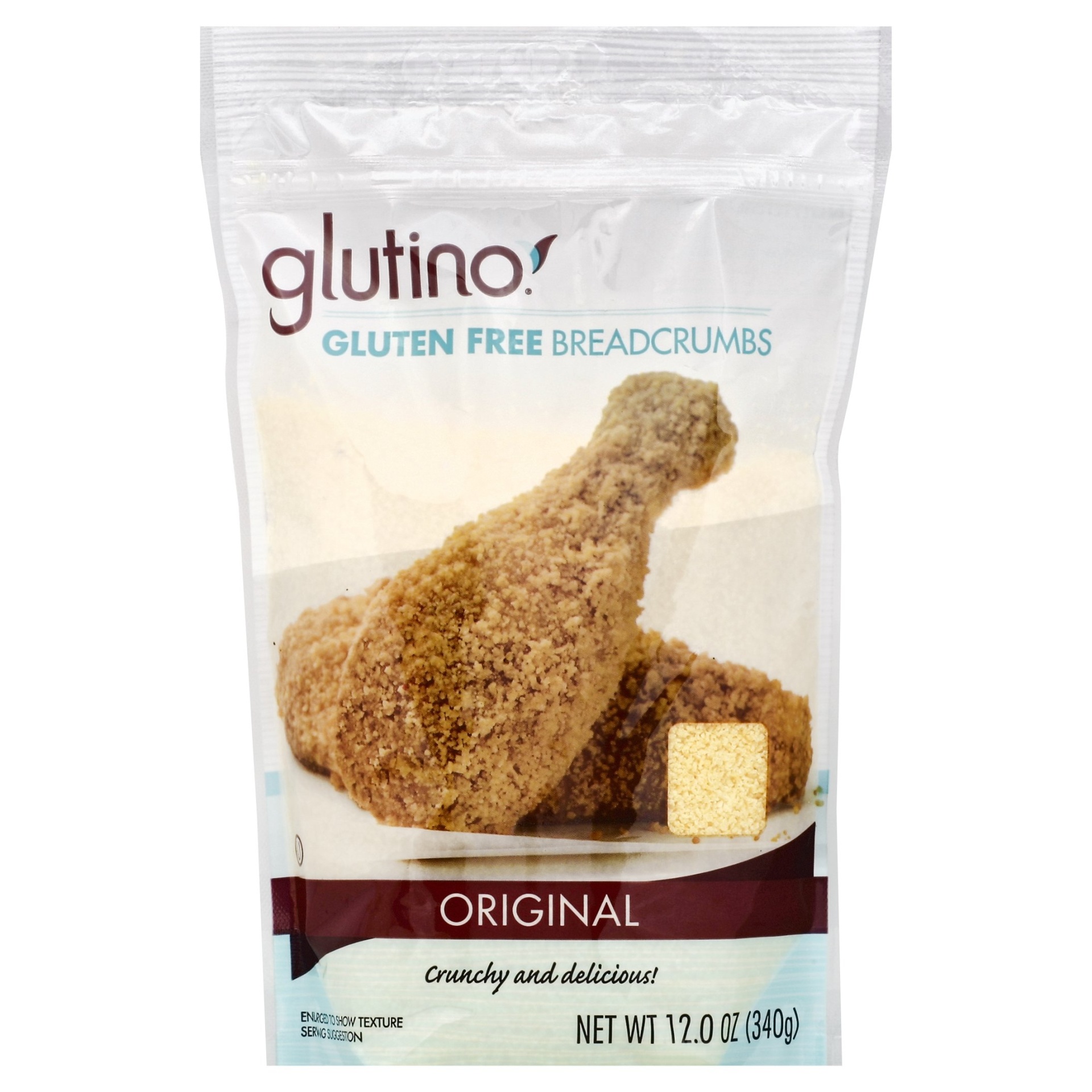 slide 1 of 2, Glutino Gluten Free Breadcrumbs Original, 12 oz